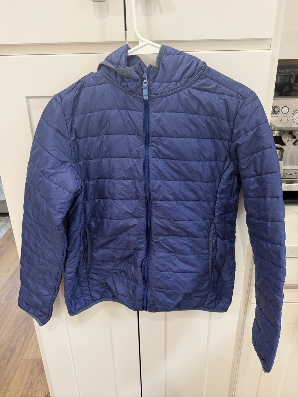 Children's Hooded Packable Puffer Jacket - Navy